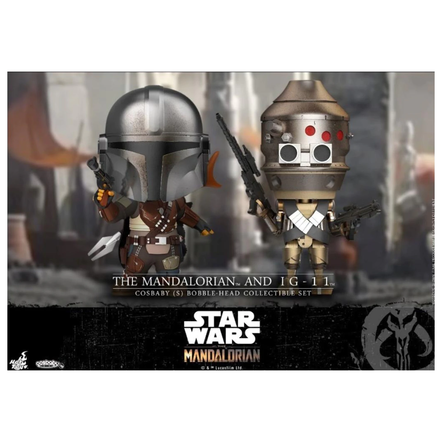 Star Wars Cosbaby Wave 3 Mandalorian & IG-11 set fotografija proizvoda