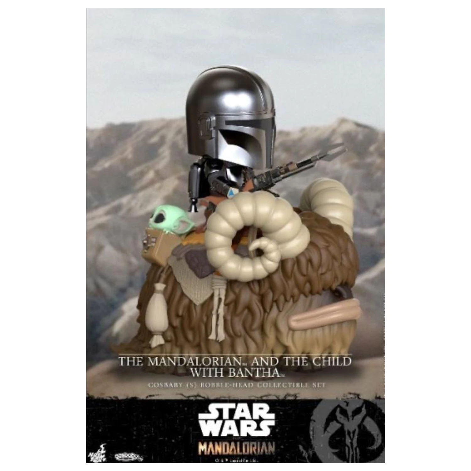 Star Wars Cosbaby Wave 3 The Mandalorian & The Child with Bantha fotografija proizvoda
