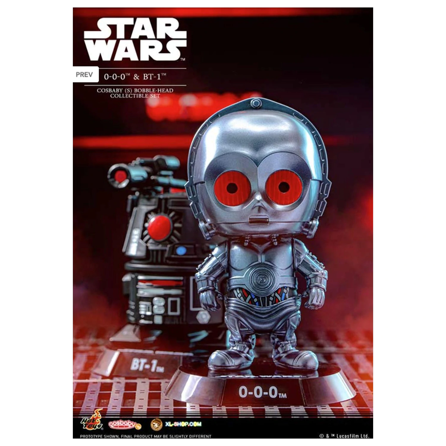 Star Wars Cosbaby Wave 4 Triple-Zero & BT-1 Set fotografija proizvoda