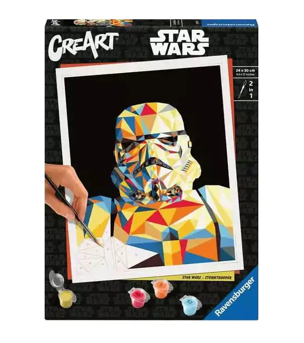 Star Wars CreArt Set za slikanje po brojevima Stormtrooper 24 x 30 cm fotografija proizvoda