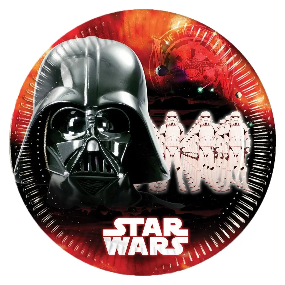 Star Wars Dark Side papirnati tanjuri 8 komada 23 cm fotografija proizvoda