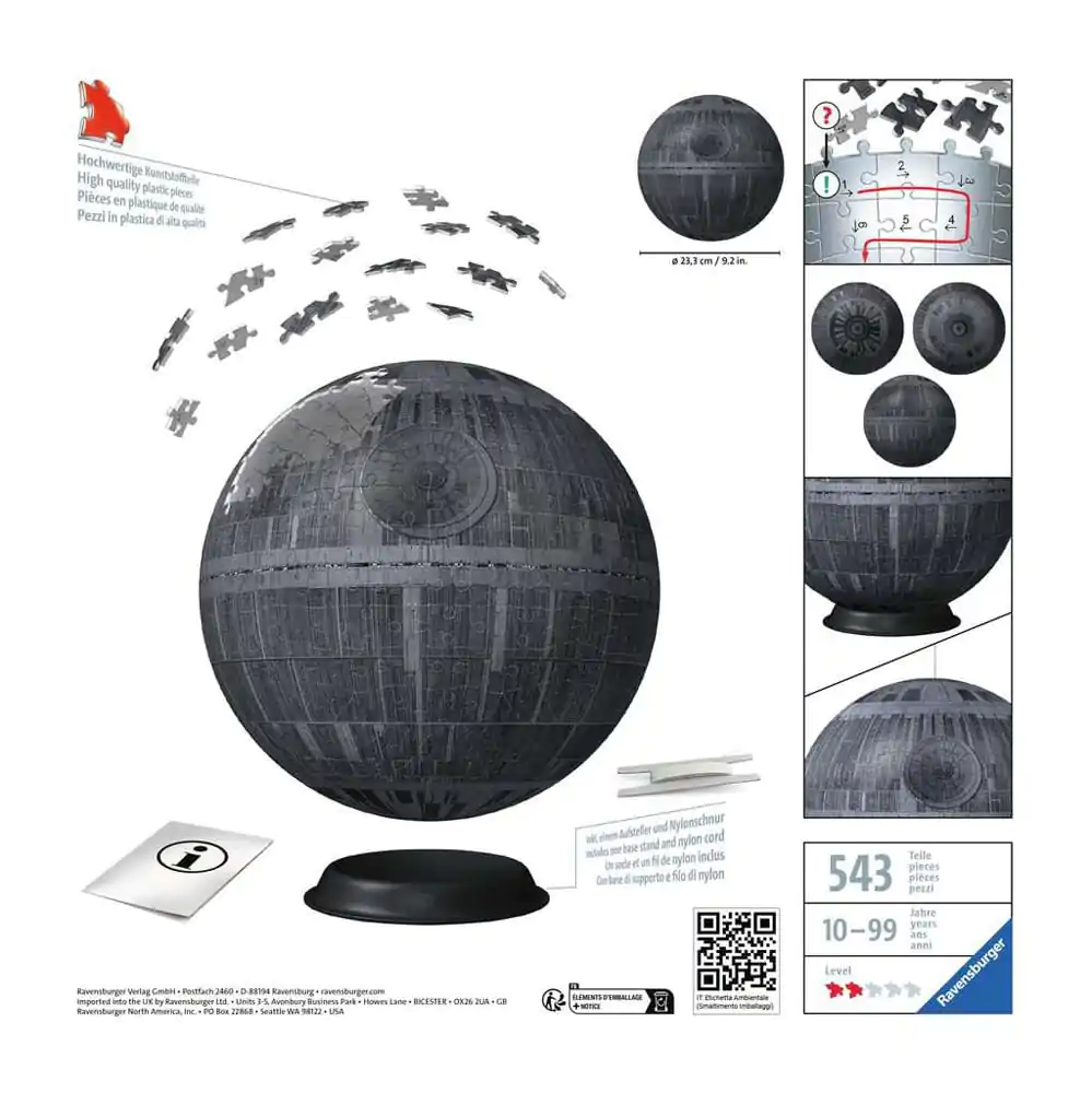 Star Wars 3D puzzle Zvijezda smrti (543 dijelova) fotografija proizvoda