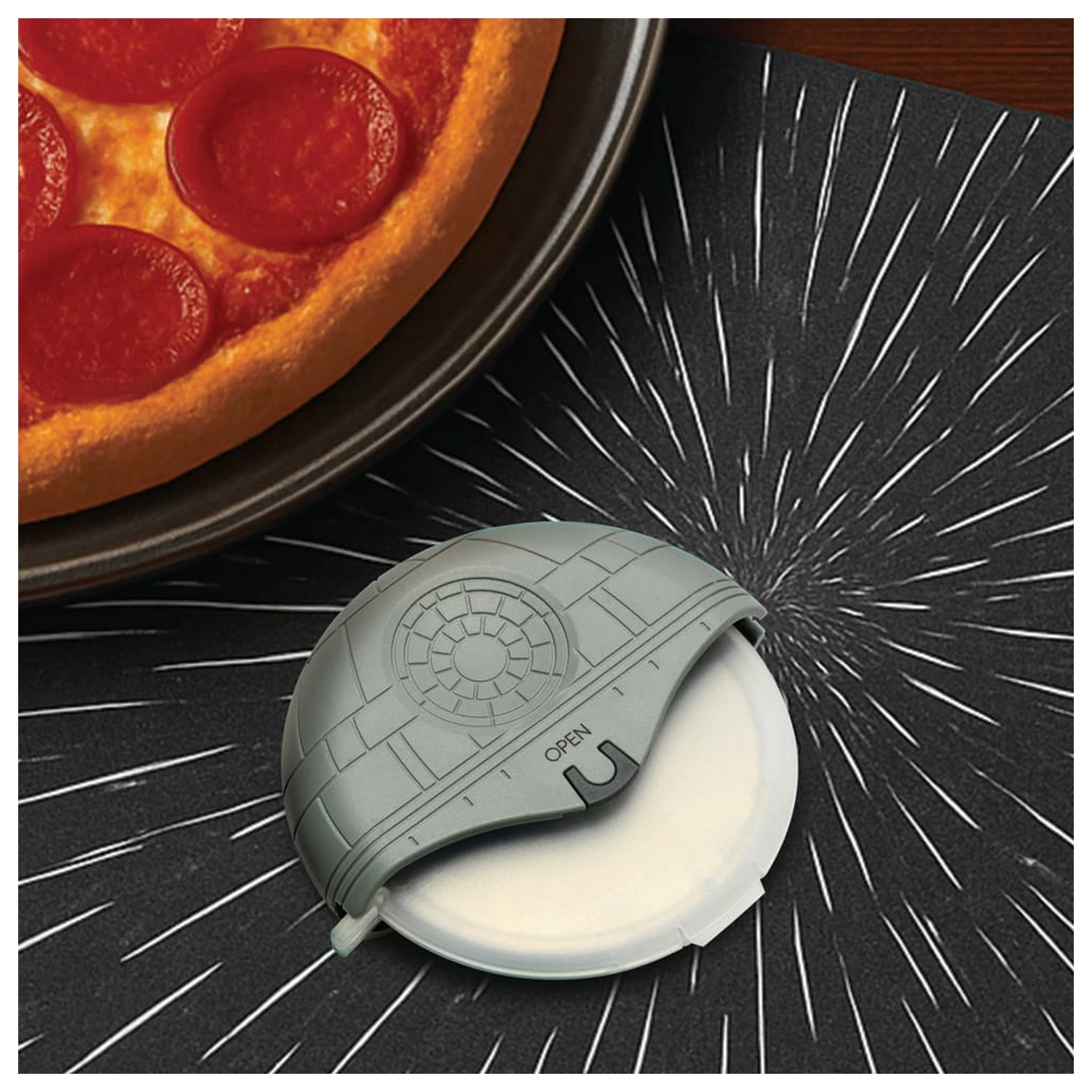 Star Wars rezač pizze Death Star fotografija proizvoda