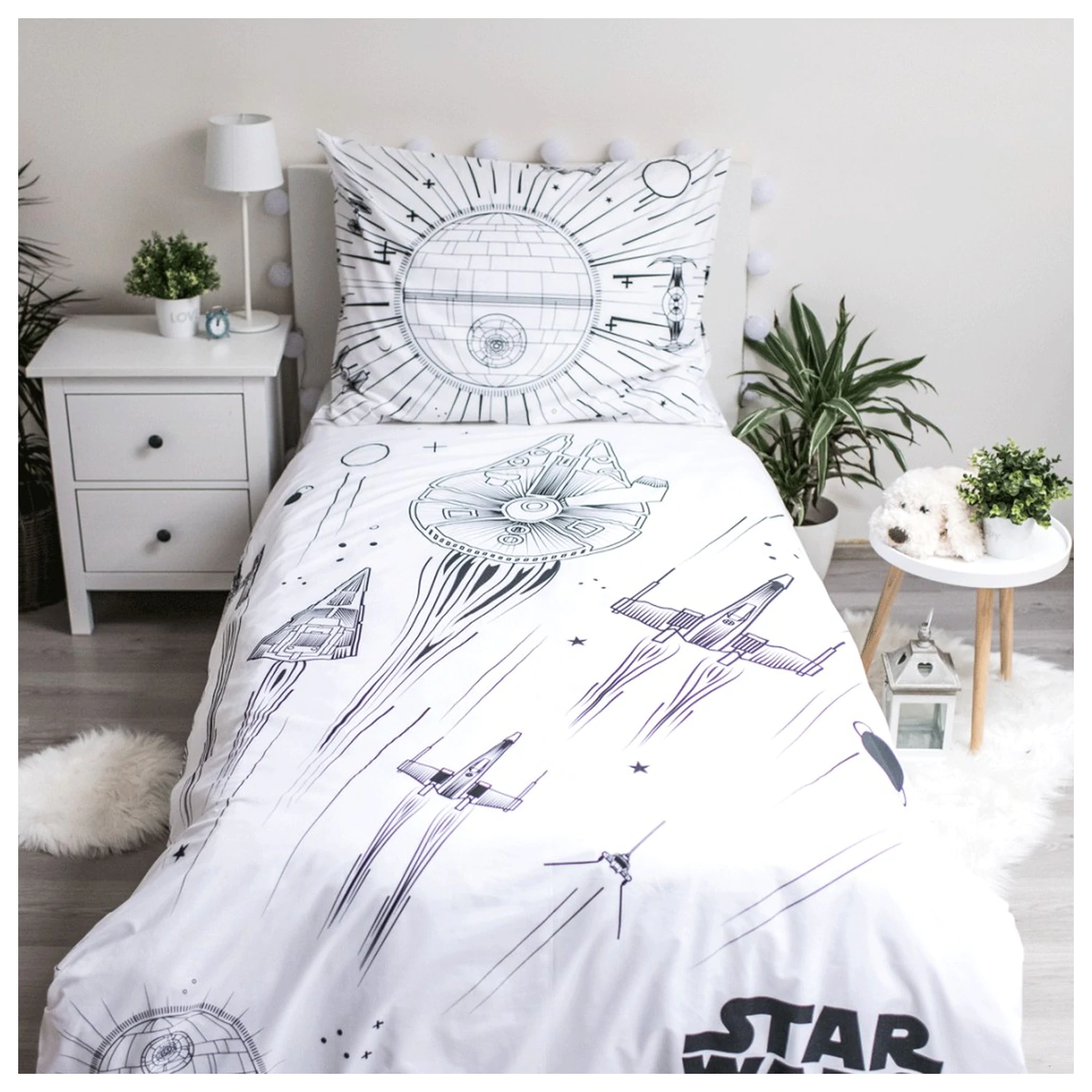 Star Wars Death Star Glow in the Dark Navlaka za poplun fotografija proizvoda