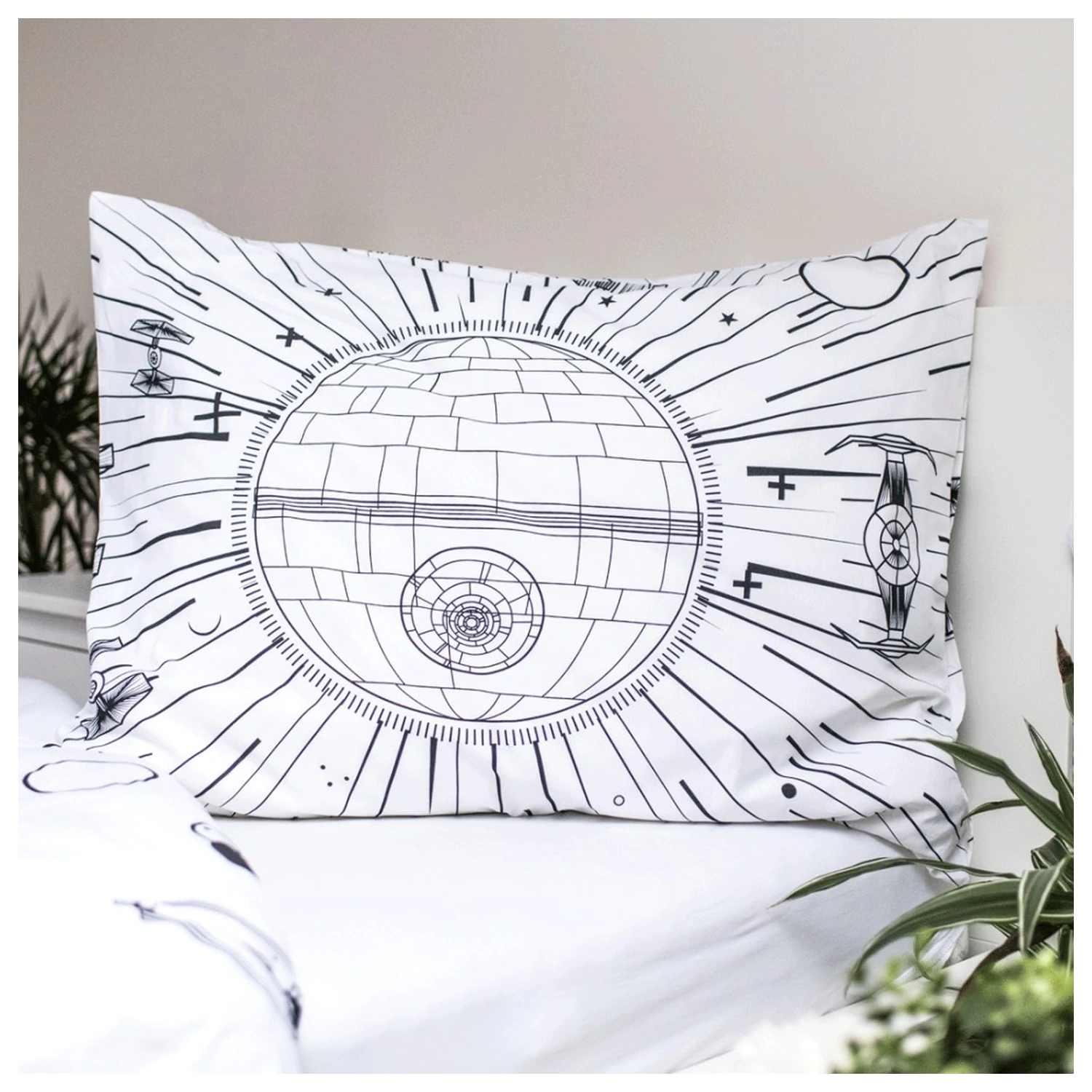 Star Wars Death Star Glow in the Dark Navlaka za poplun fotografija proizvoda