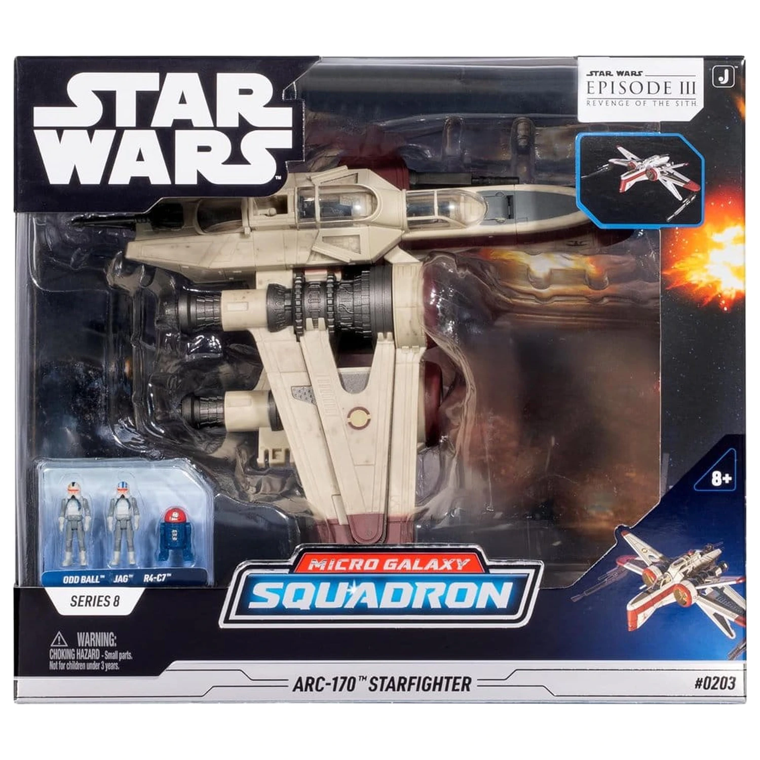 Star Wars Deluxe Vozilo ARC 170 20 cm (Serija 8) fotografija proizvoda