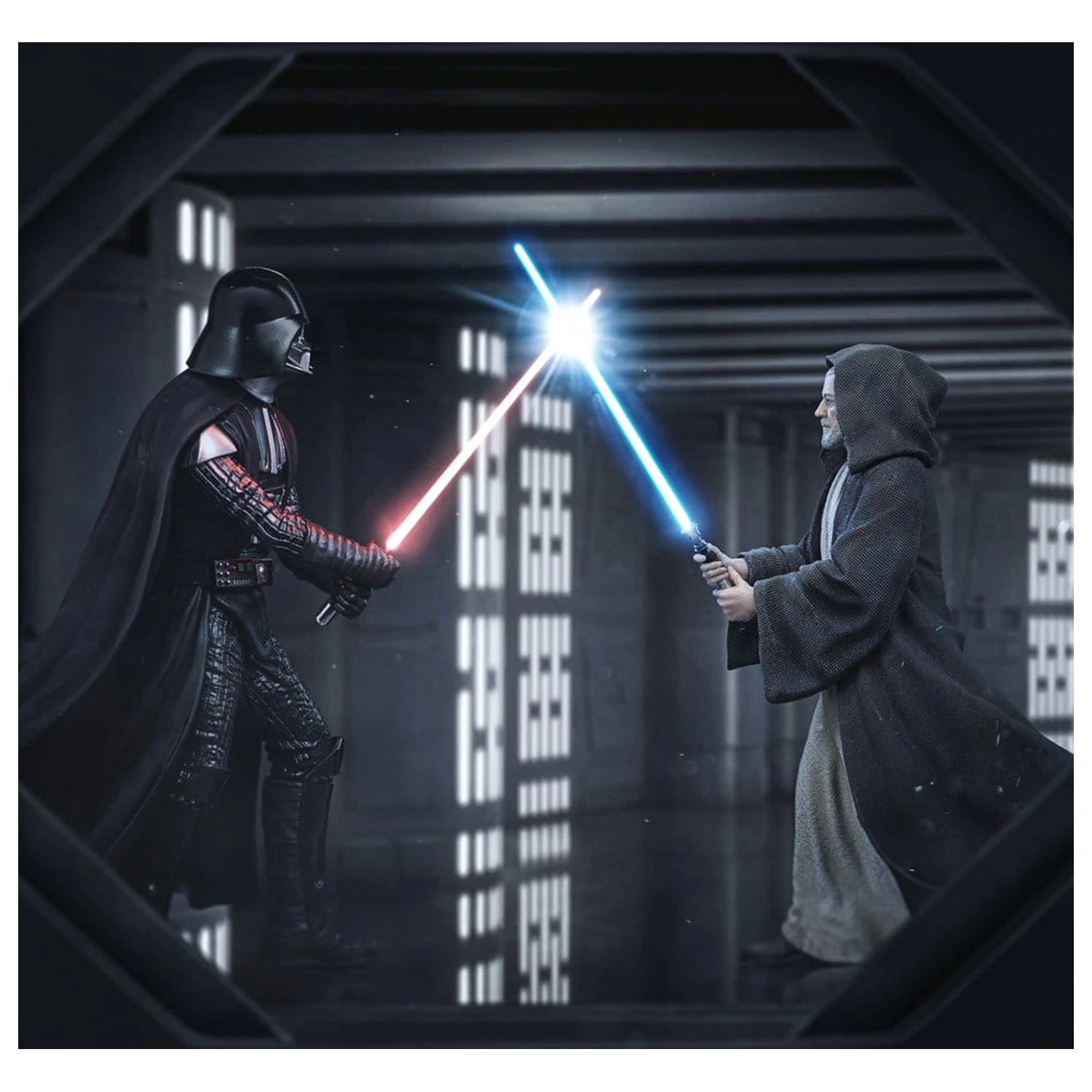 Star Wars Deluxe Art Scale Statua 1/10 Darth Vader Vs Obi-Wan Kenobi (CCXP Exclusive 2025) 24 cm fotografija proizvoda