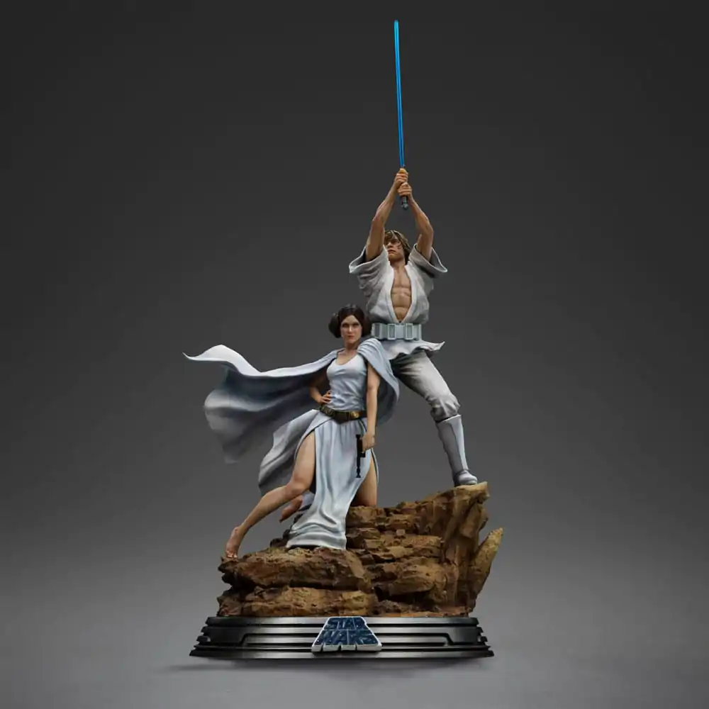 Star Wars Deluxe Art Scale Kip 1/10 Luke and Leia 41 cm fotografija proizvoda