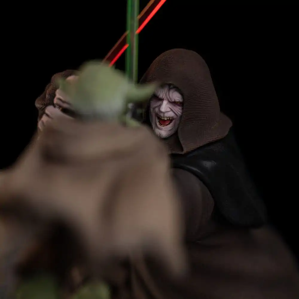 Star Wars Deluxe Art Scale Kip 1/10 Yoda protiv Emperor Palpatine (CCXP Exclusive 2024) 31 cm fotografija proizvoda