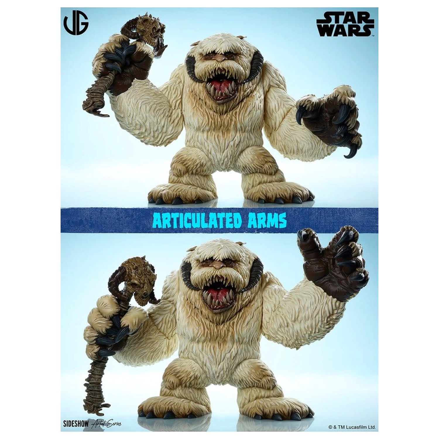 Star Wars Designer vinilna figura Wampa 30 cm fotografija proizvoda