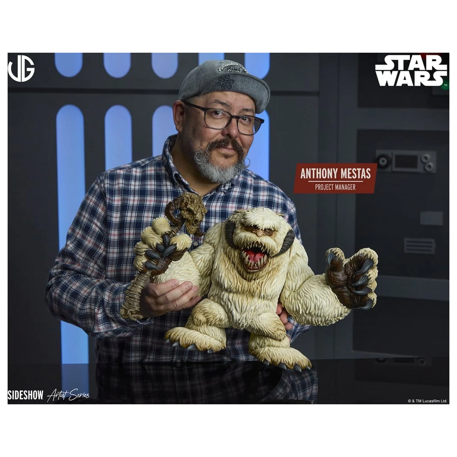 Star Wars Designer vinilna figura Wampa 30 cm fotografija proizvoda