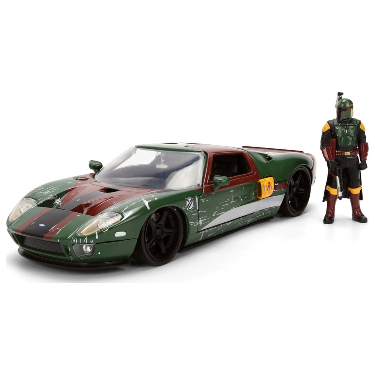 Star Wars Diecast Model 1:24 Boba Fett 2005 Ford GT fotografija proizvoda