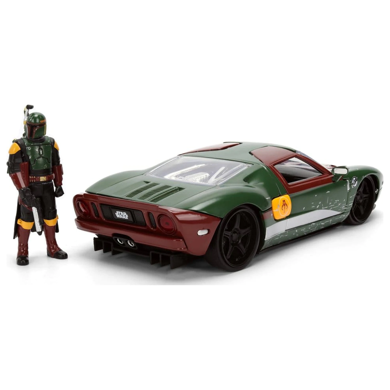 Star Wars Diecast Model 1:24 Boba Fett 2005 Ford GT fotografija proizvoda