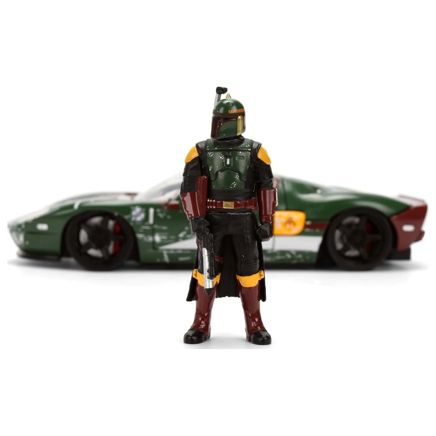 Star Wars Diecast Model 1:24 Boba Fett 2005 Ford GT fotografija proizvoda
