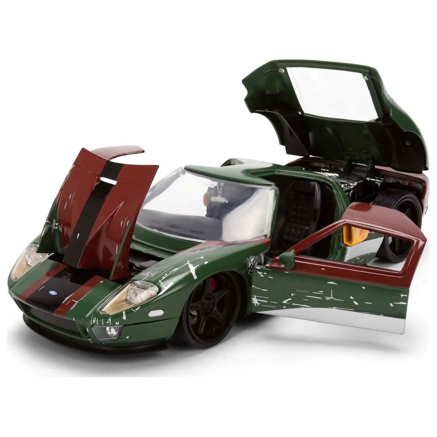 Star Wars Diecast Model 1:24 Boba Fett 2005 Ford GT fotografija proizvoda