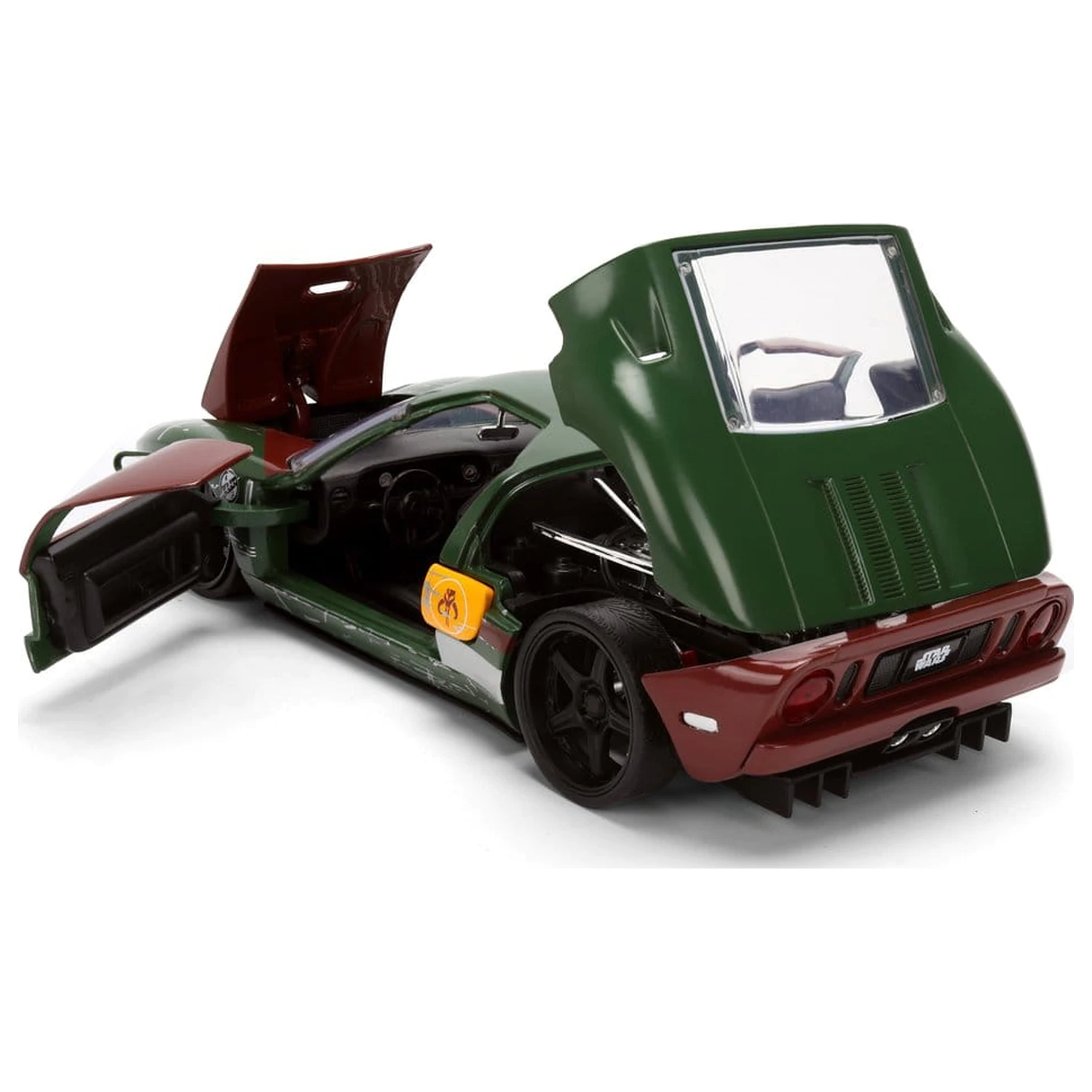 Star Wars Diecast Model 1:24 Boba Fett 2005 Ford GT fotografija proizvoda