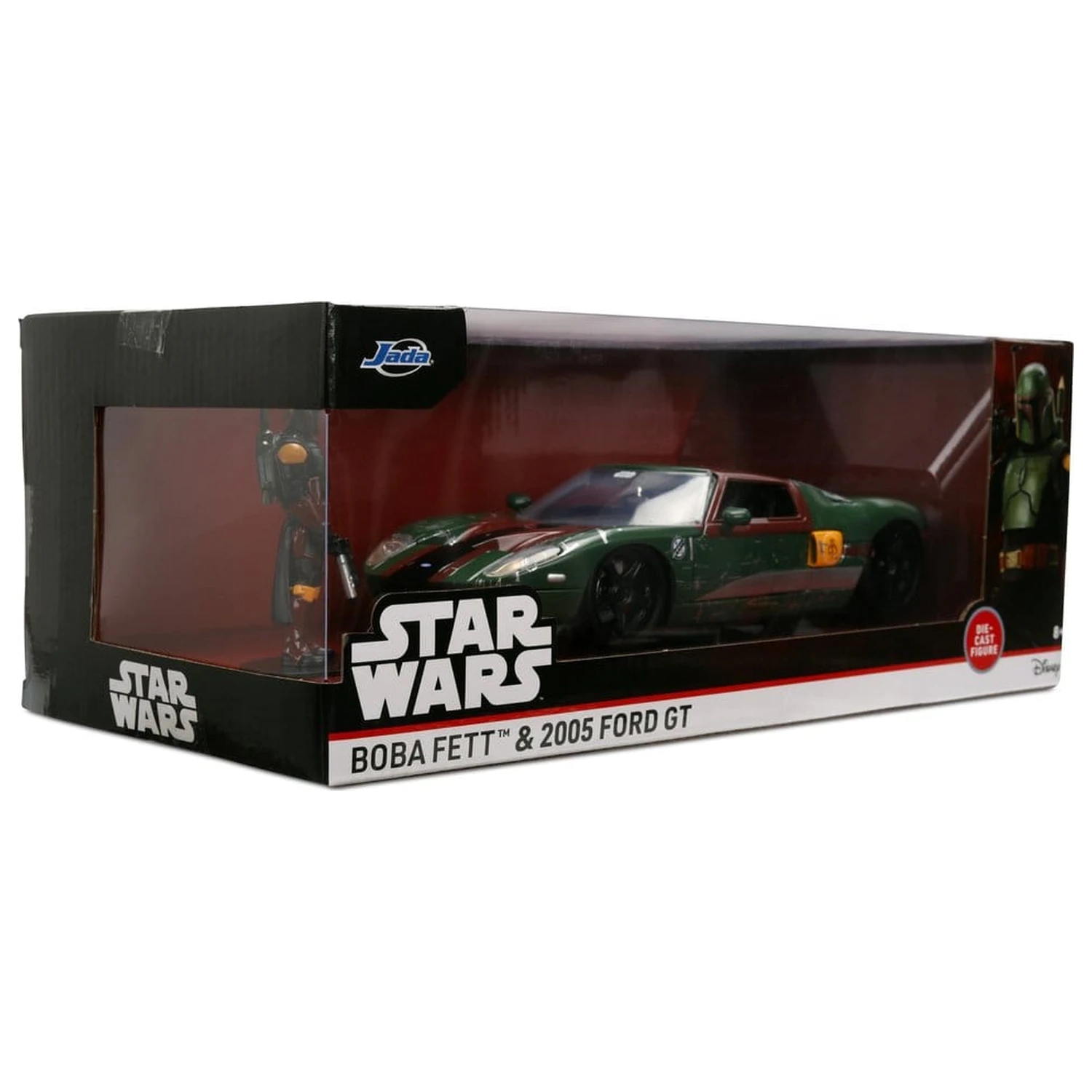 Star Wars Diecast Model 1:24 Boba Fett 2005 Ford GT fotografija proizvoda