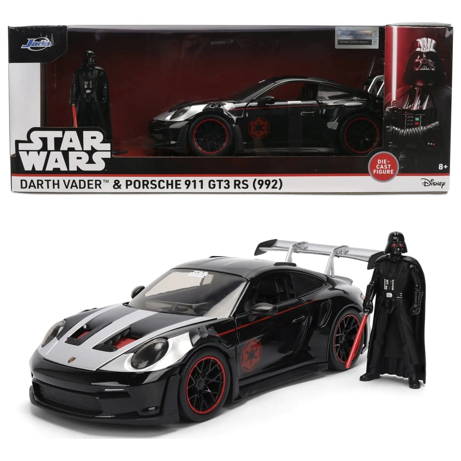 Star Wars Diecast model 1:24 Darth Vader Porsche 911 fotografija proizvoda