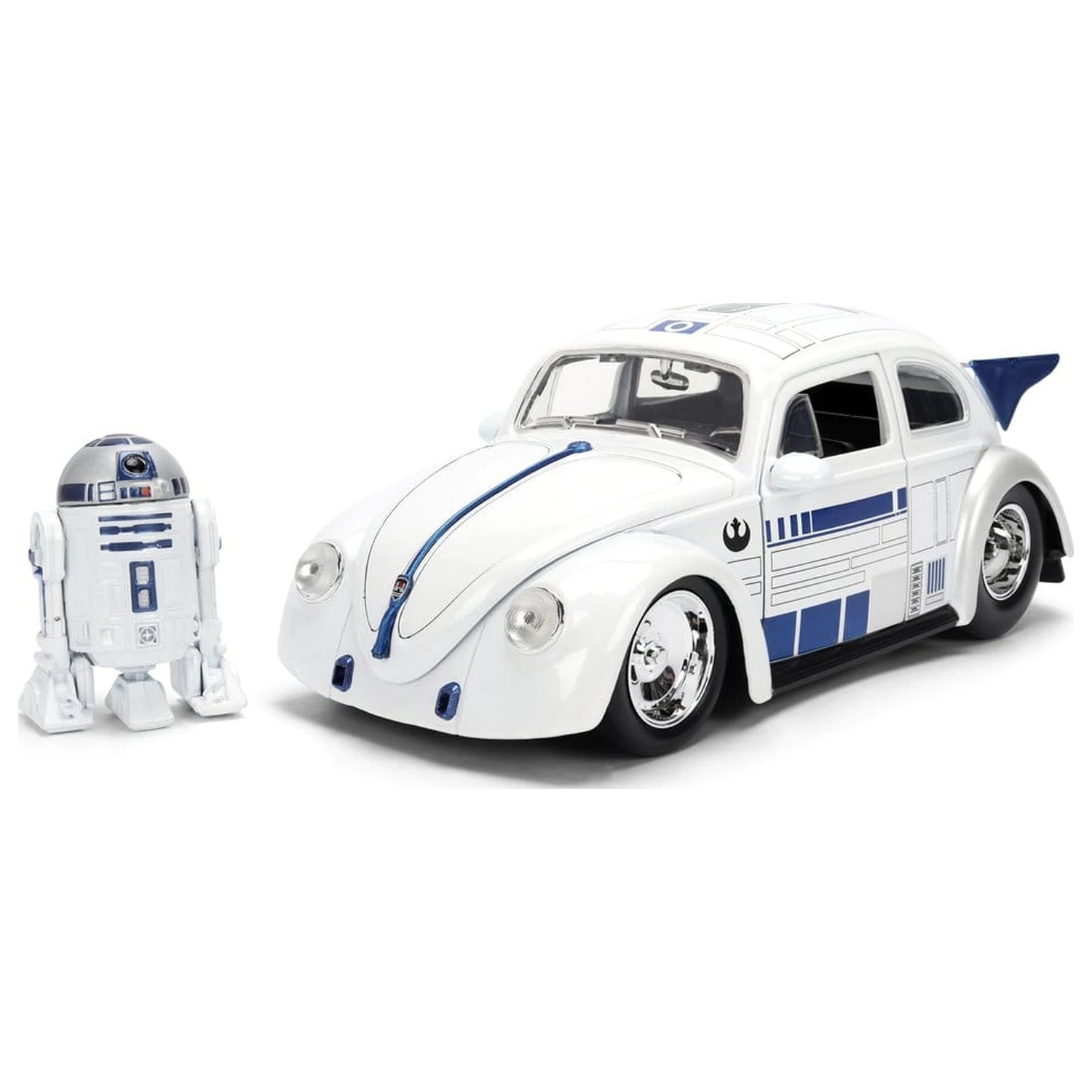 Star Wars Diecast Model 1:24 R2-D2 1959 VW Drag Beetle fotografija proizvoda