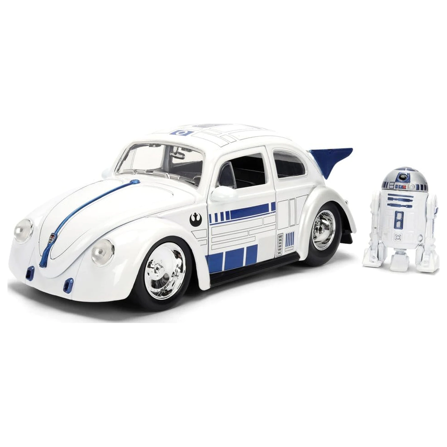 Star Wars Diecast Model 1:24 R2-D2 1959 VW Drag Beetle fotografija proizvoda