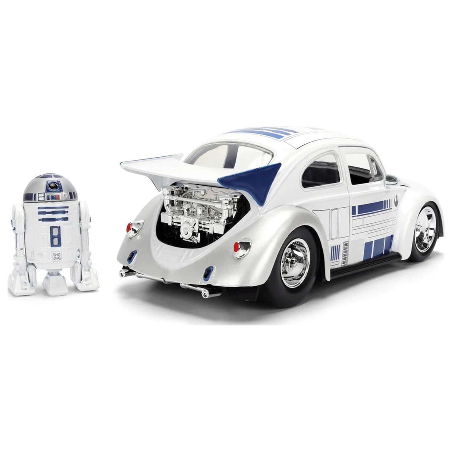 Star Wars Diecast Model 1:24 R2-D2 1959 VW Drag Beetle fotografija proizvoda