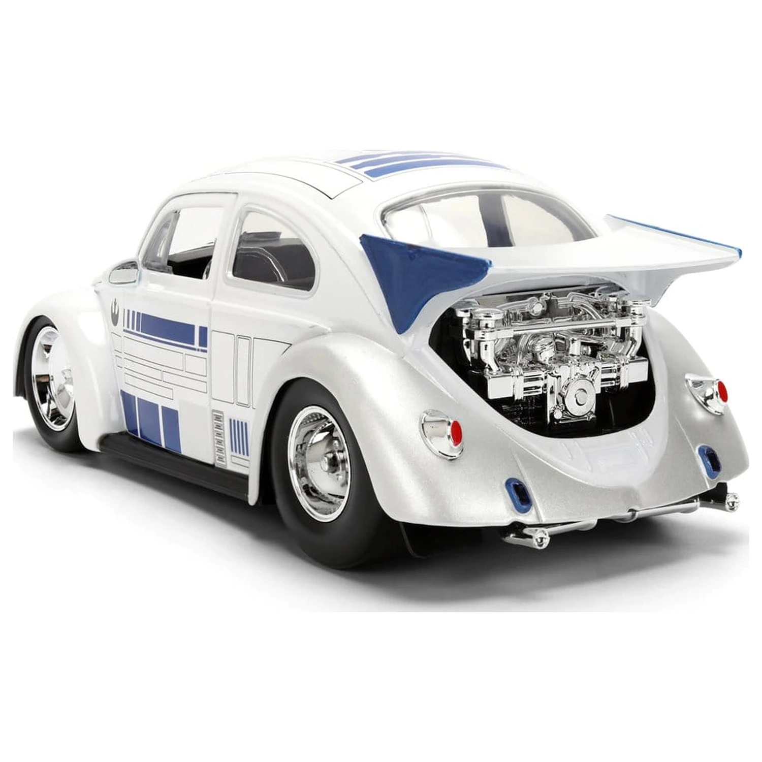 Star Wars Diecast Model 1:24 R2-D2 1959 VW Drag Beetle fotografija proizvoda