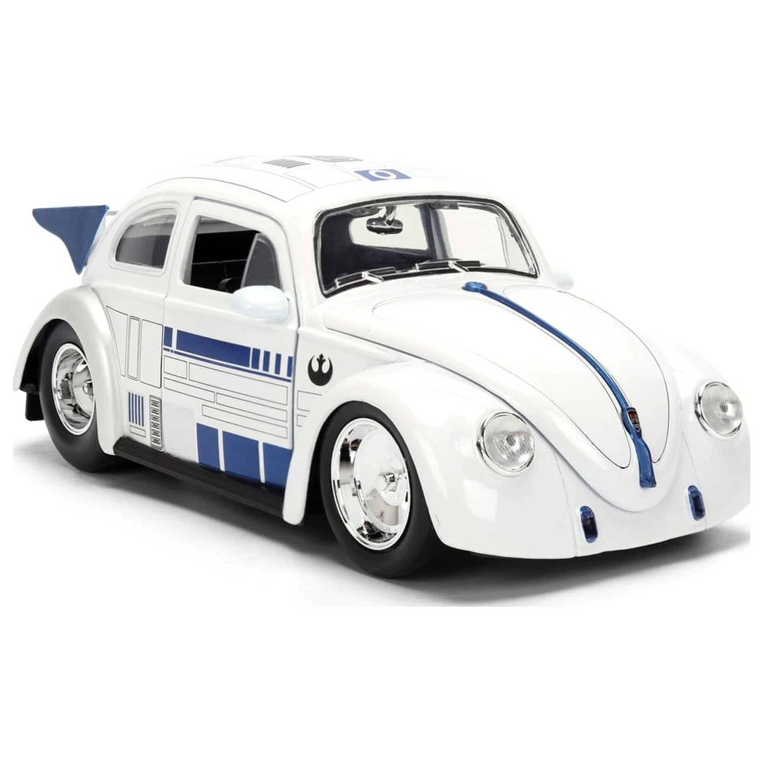Star Wars Diecast Model 1:24 R2-D2 1959 VW Drag Beetle fotografija proizvoda
