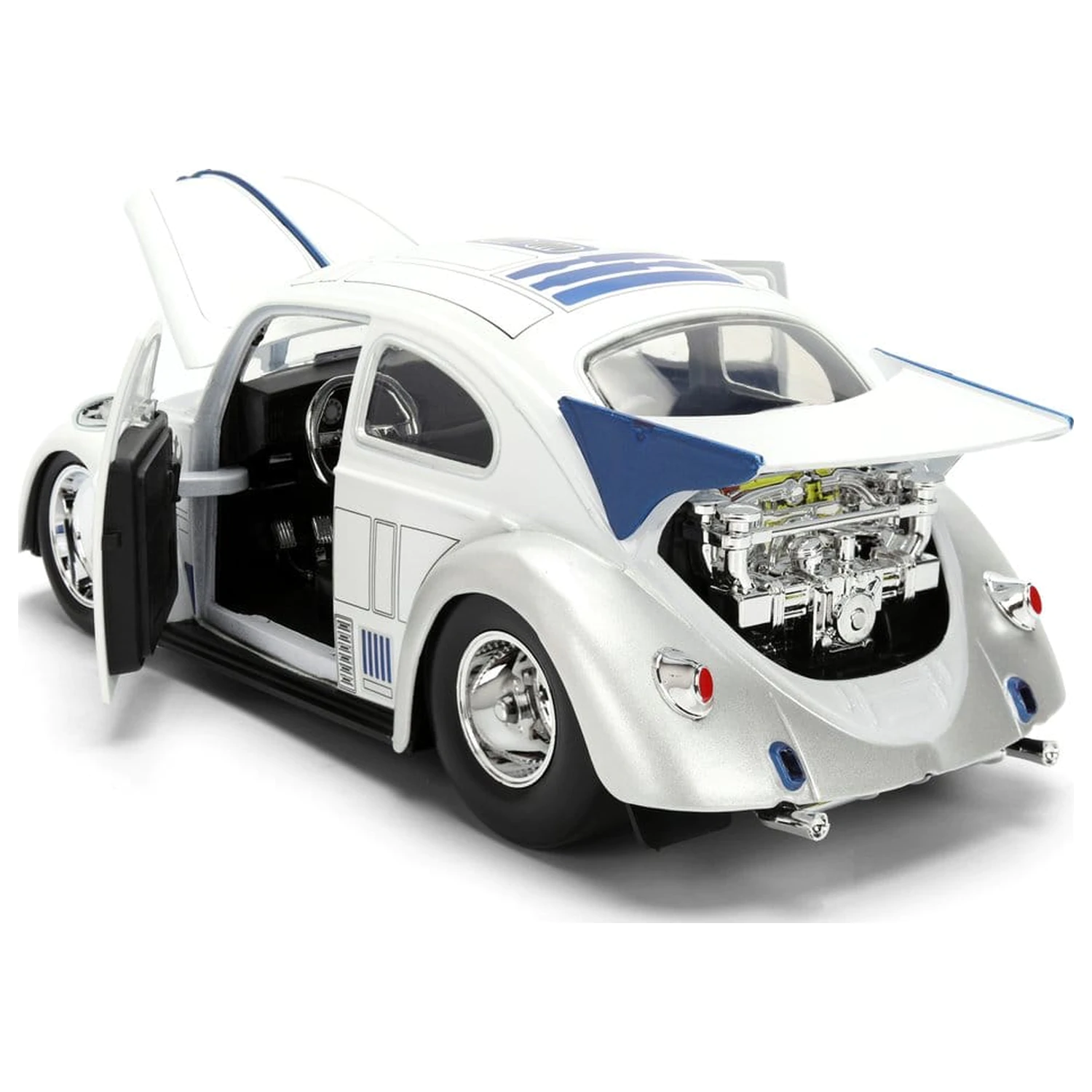 Star Wars Diecast Model 1:24 R2-D2 1959 VW Drag Beetle fotografija proizvoda