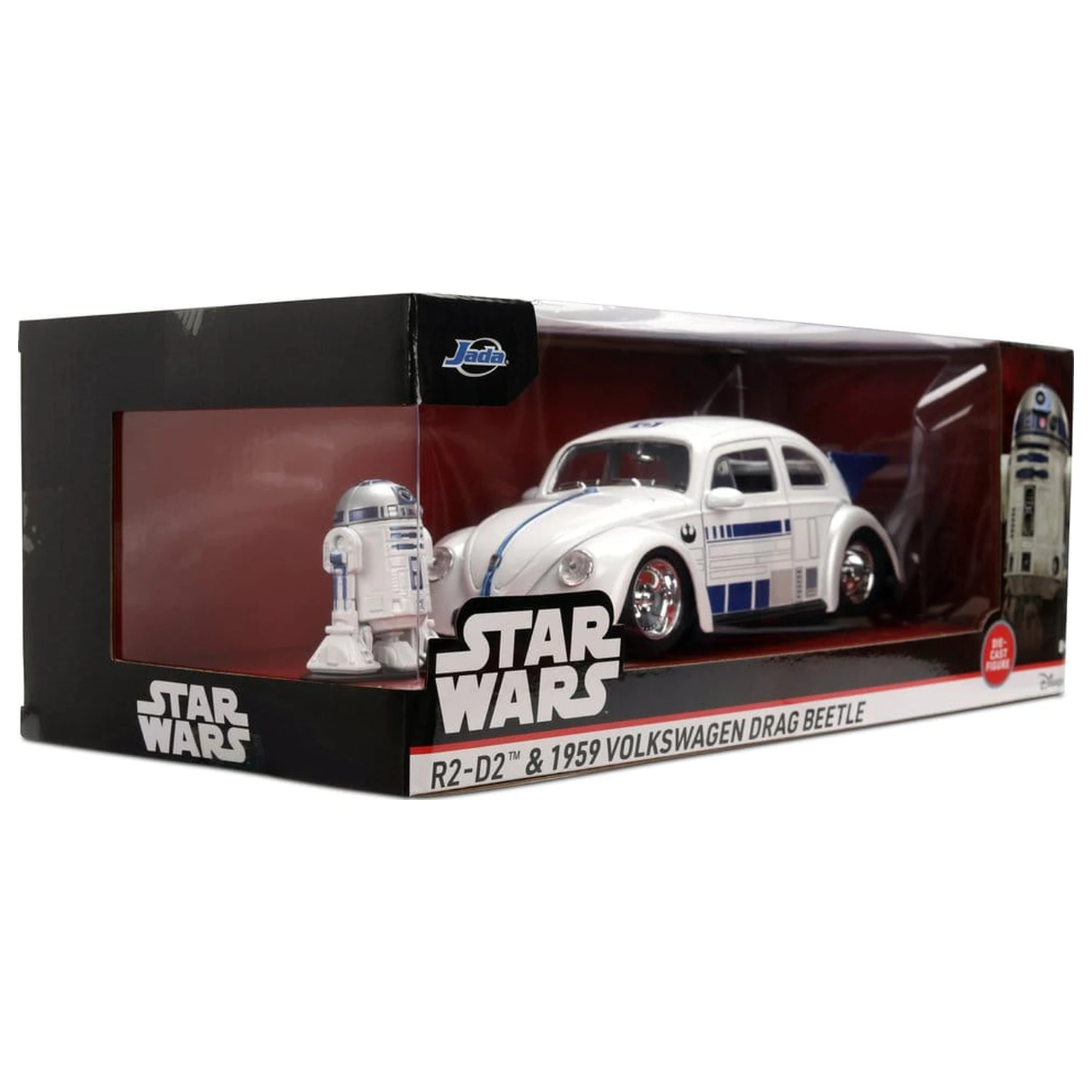 Star Wars Diecast Model 1:24 R2-D2 1959 VW Drag Beetle fotografija proizvoda