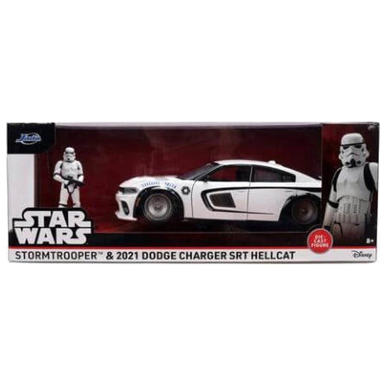 Star Wars Lijevani model 1:24 Stormtrooper Dodge Charger SRT Hellcat fotografija proizvoda