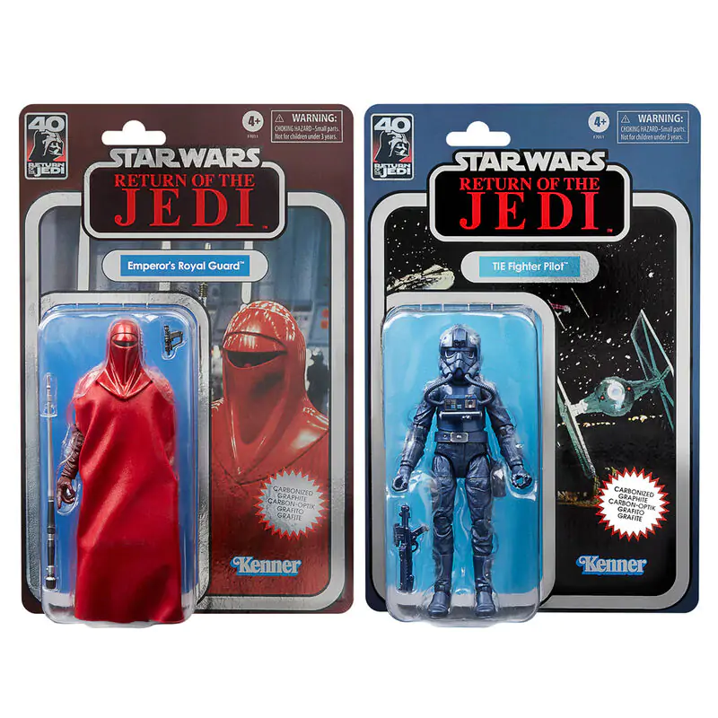 Set 2 figure Emperor Royal Guard & Tie Fighter Pilot Return of the Jedi Star Wars fotografija proizvoda