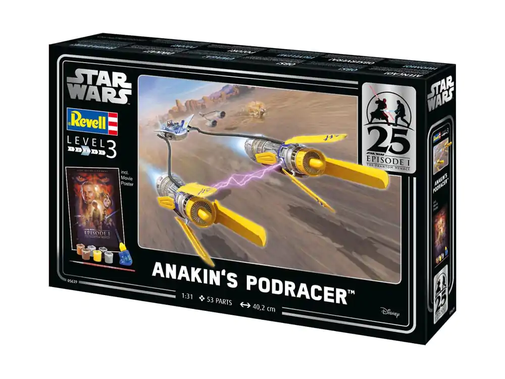 Star Wars Episode I Model Kit poklon set 1/31 Anakinov trkaći bolid 40 cm fotografija proizvoda