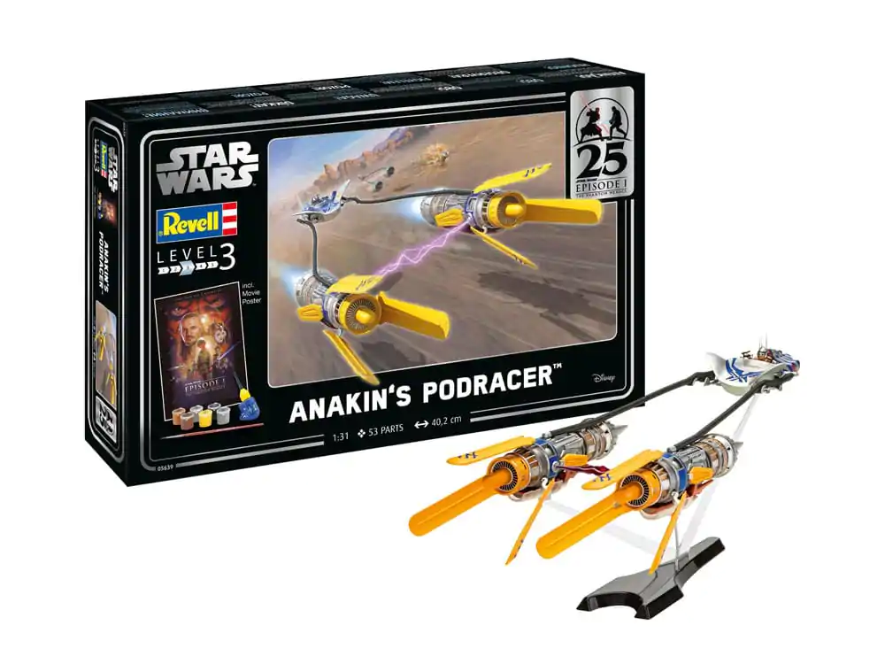 Star Wars Episode I Model Kit poklon set 1/31 Anakinov trkaći bolid 40 cm fotografija proizvoda