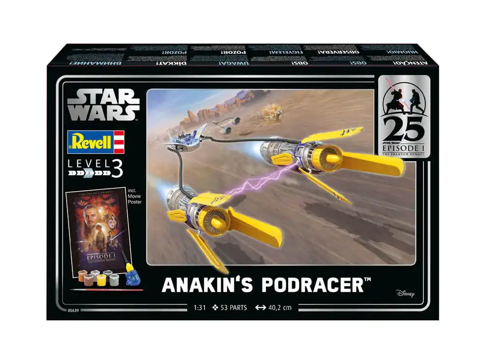 Star Wars Episode I Model Kit poklon set 1/31 Anakinov trkaći bolid 40 cm fotografija proizvoda