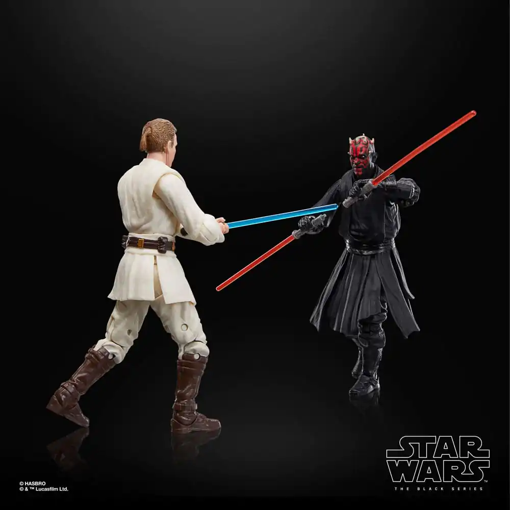 Star Wars Episode I Black Series akcijska figura 3-Pack Qui-Gon Jinn, Darth Maul, Obi-Wan Kenobi 15 cm fotografija proizvoda