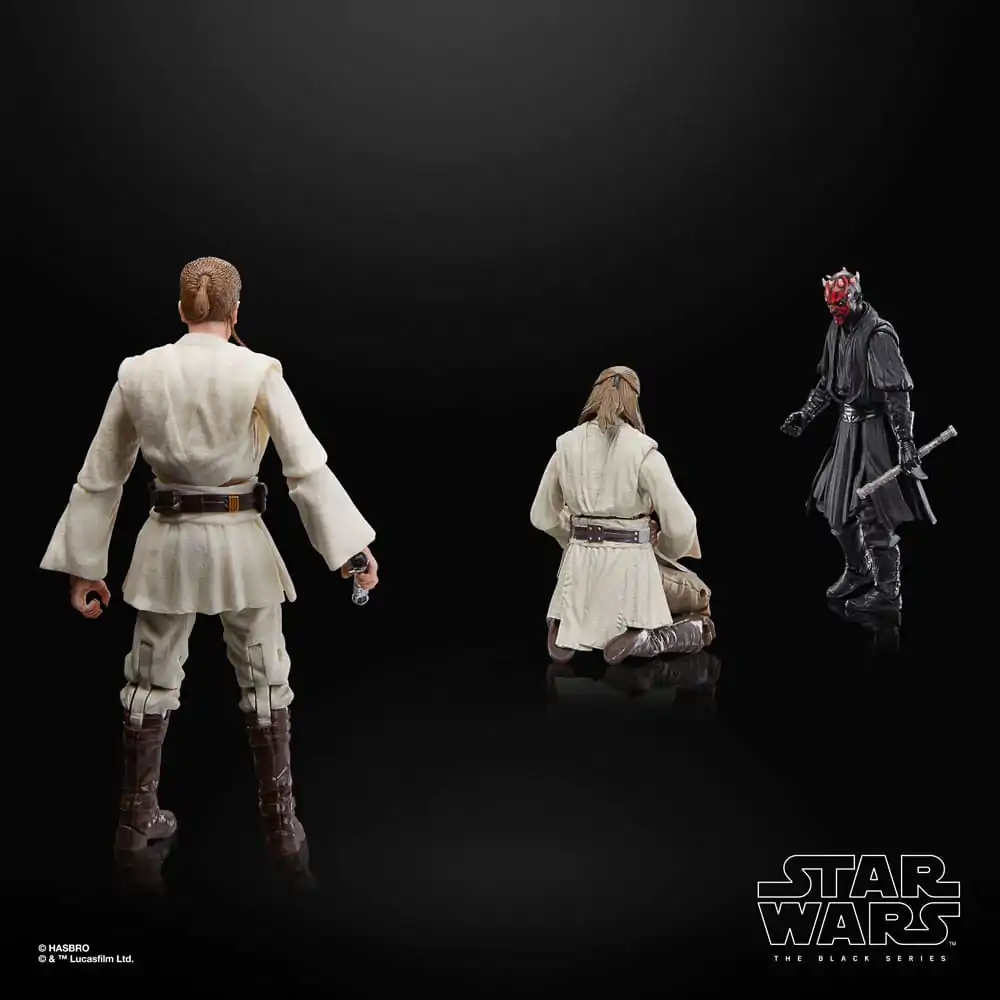 Star Wars Episode I Black Series akcijska figura 3-Pack Qui-Gon Jinn, Darth Maul, Obi-Wan Kenobi 15 cm fotografija proizvoda