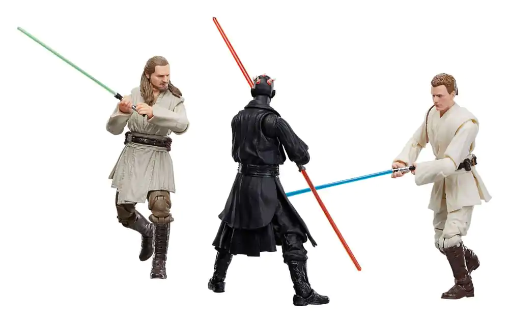 Star Wars Episode I Black Series akcijska figura 3-Pack Qui-Gon Jinn, Darth Maul, Obi-Wan Kenobi 15 cm fotografija proizvoda