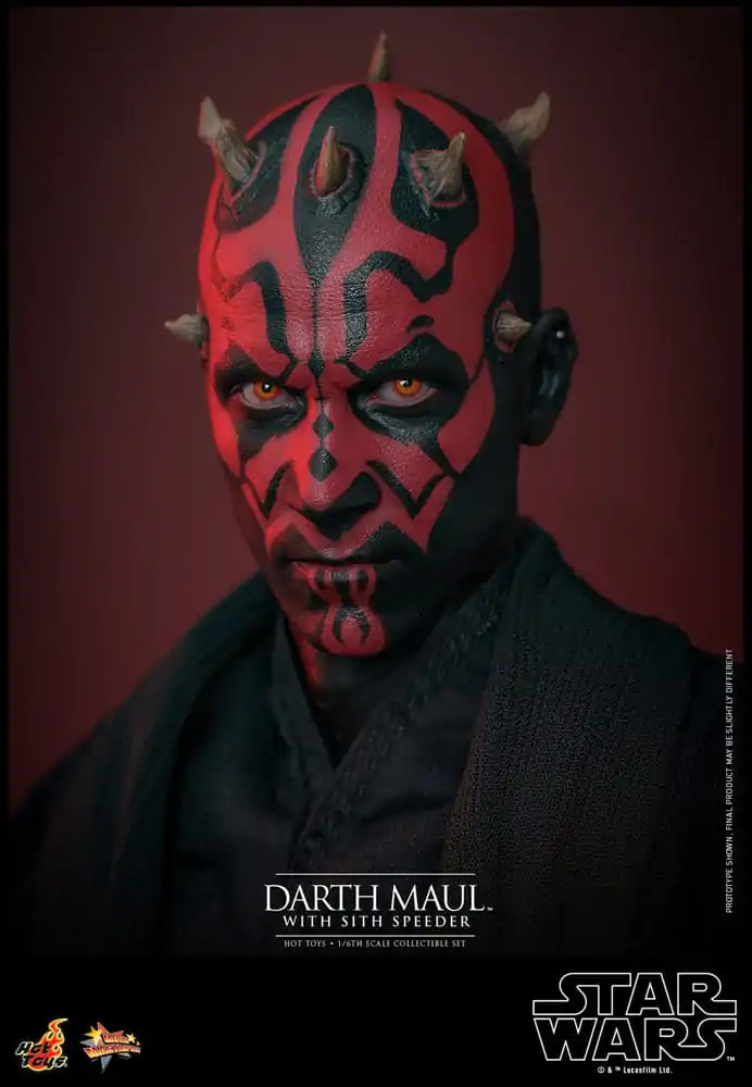 Star Wars Episode I Movie Masterpiece akcijska figura 1/6 Darth Maul s Sith Speederom 29 cm fotografija proizvoda