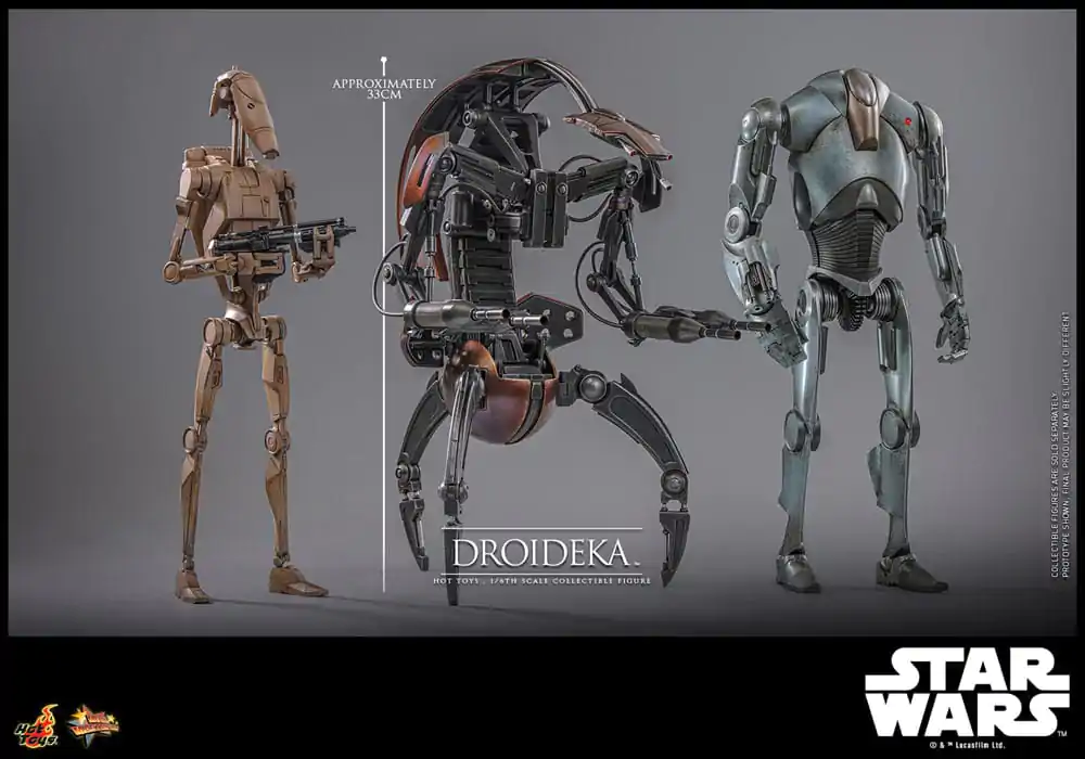 Star Wars Episode I Movie Masterpiece akcijska figura 1/6 Droideka 27 cm fotografija proizvoda