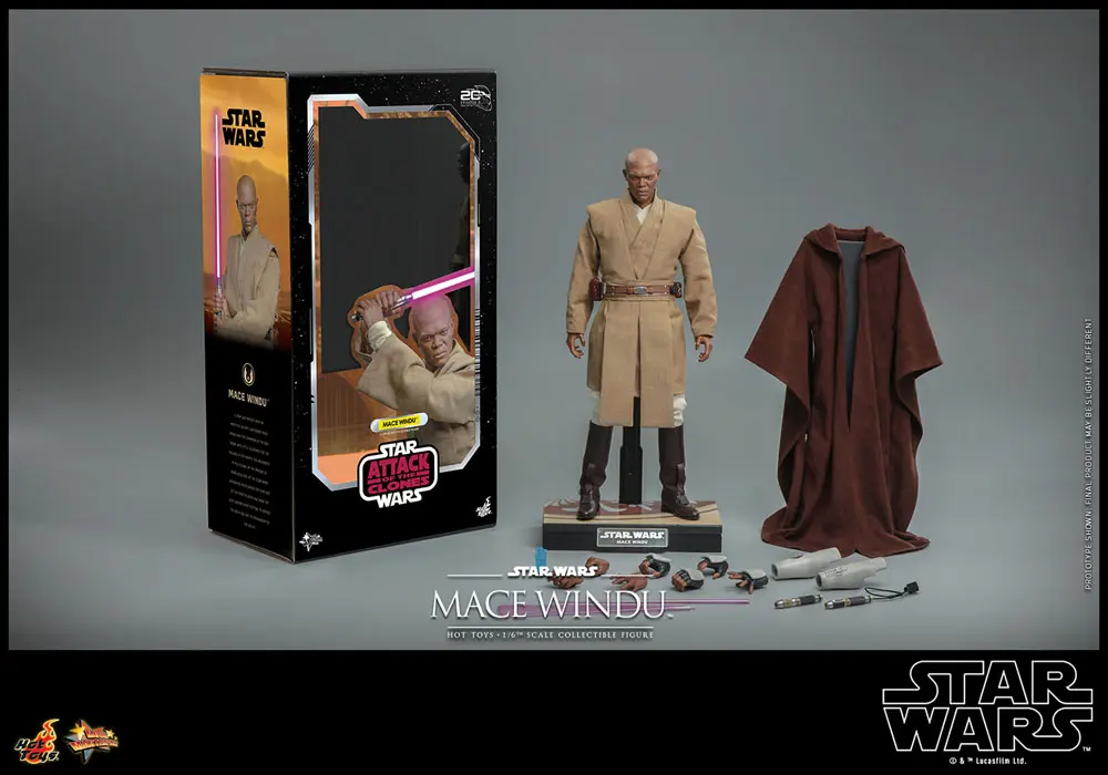 Star Wars: Episode II akcijska figura 1/6 Mace Windu 32 cm fotografija proizvoda