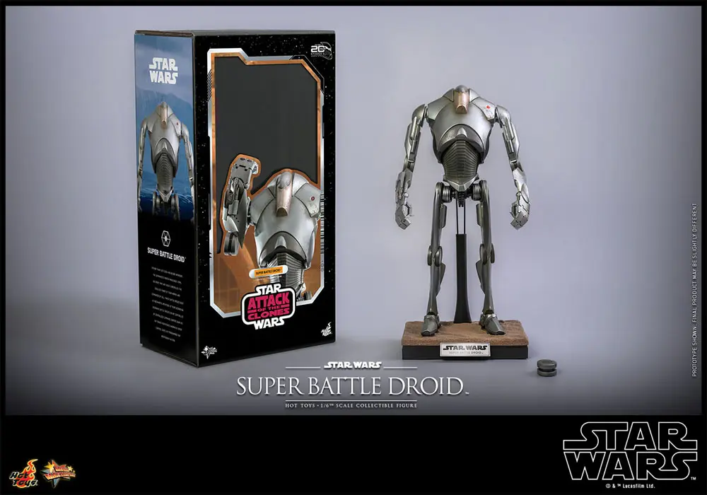 Star Wars: Episode II 1/6 Figura Super Battle Droid 32 cm fotografija proizvoda
