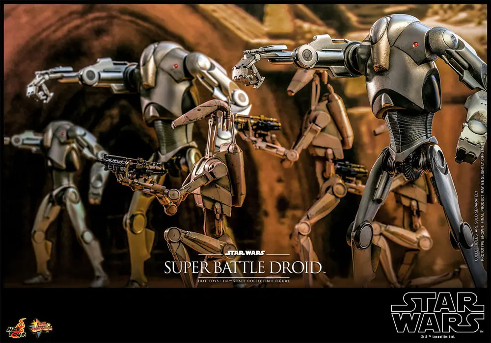 Star Wars: Episode II 1/6 Figura Super Battle Droid 32 cm fotografija proizvoda