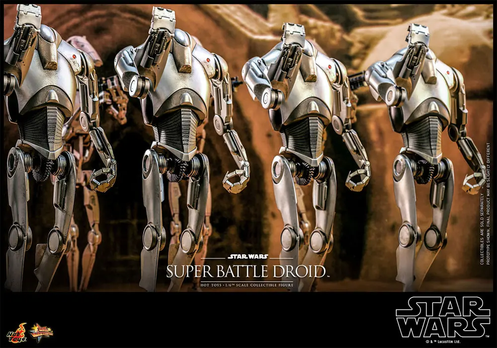 Star Wars: Episode II 1/6 Figura Super Battle Droid 32 cm fotografija proizvoda