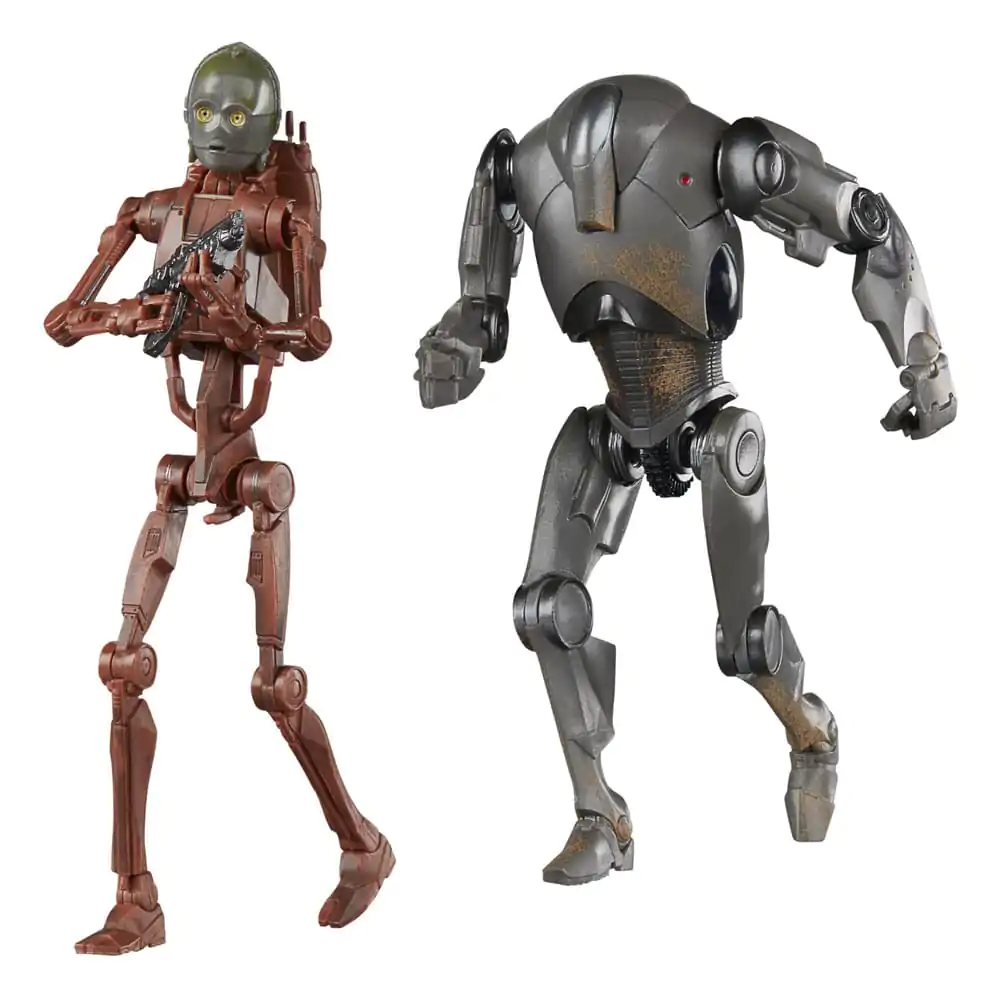 Star Wars Episode II Black Series akcijska figura 2-Pack C-3PO (B1 Battle Droid Body) & Super Battle Droid 15 cm fotografija proizvoda