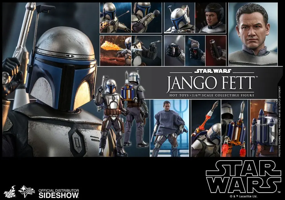 Star Wars Episode II Movie Masterpiece akcijska figura 1/6 Jango Fett 30 cm fotografija proizvoda