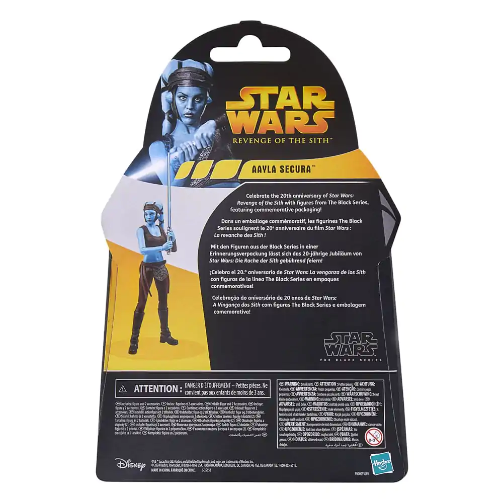 Star Wars Episode III Black Series Akcijska figura 20th Anniversary Aayla Secura 15 cm fotografija proizvoda