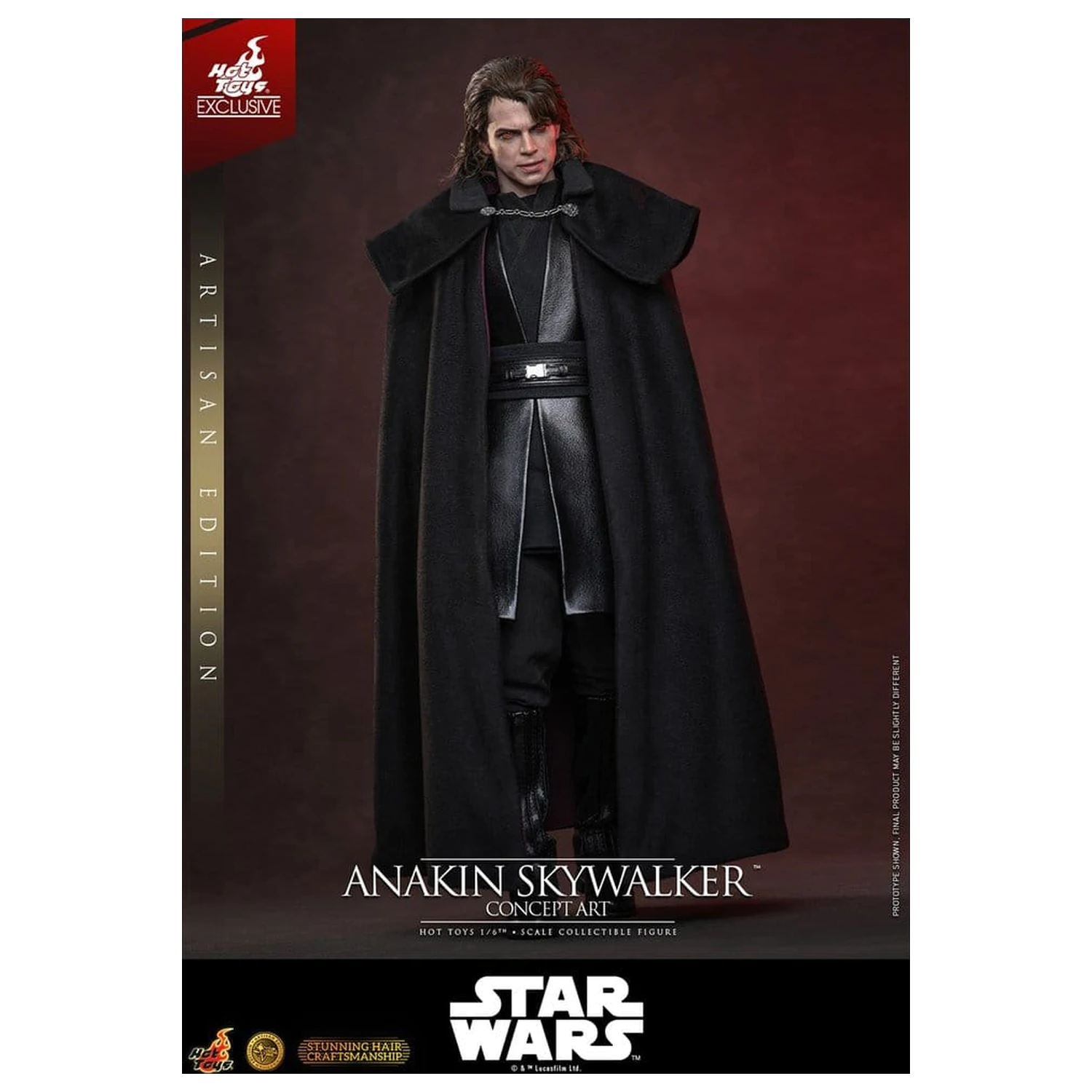 Star Wars Episode III: Revenge Of The Sith Movie Masterpiece akcijska figura 1/6 Anakin Skywalker (Concept Art Version) (Artisan Edition) Hot Toys Exclusive 31 cm fotografija proizvoda