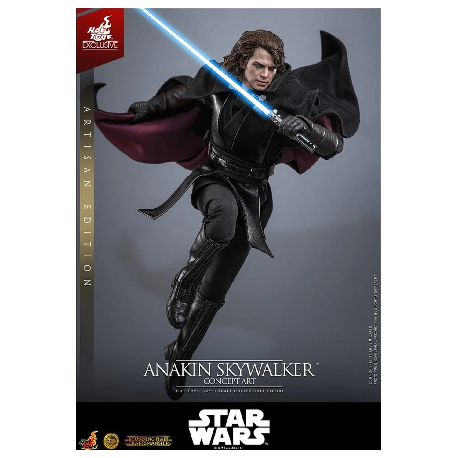Star Wars Episode III: Revenge Of The Sith Movie Masterpiece akcijska figura 1/6 Anakin Skywalker (Concept Art Version) (Artisan Edition) Hot Toys Exclusive 31 cm fotografija proizvoda