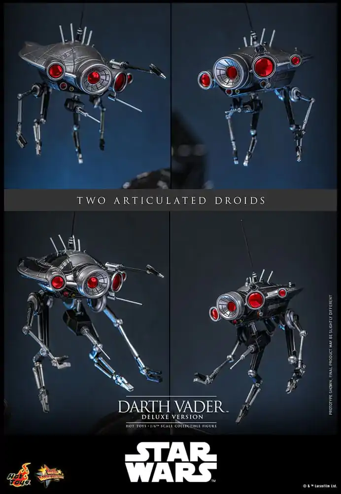 Star Wars: Episode III - Revenge of the Sith Movie Masterpiece akcijska figura 1/6 Darth Vader (Deluxe verzija) 35 cm fotografija proizvoda