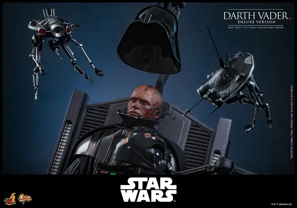 Star Wars: Episode III - Revenge of the Sith Movie Masterpiece akcijska figura 1/6 Darth Vader (Deluxe verzija) 35 cm fotografija proizvoda